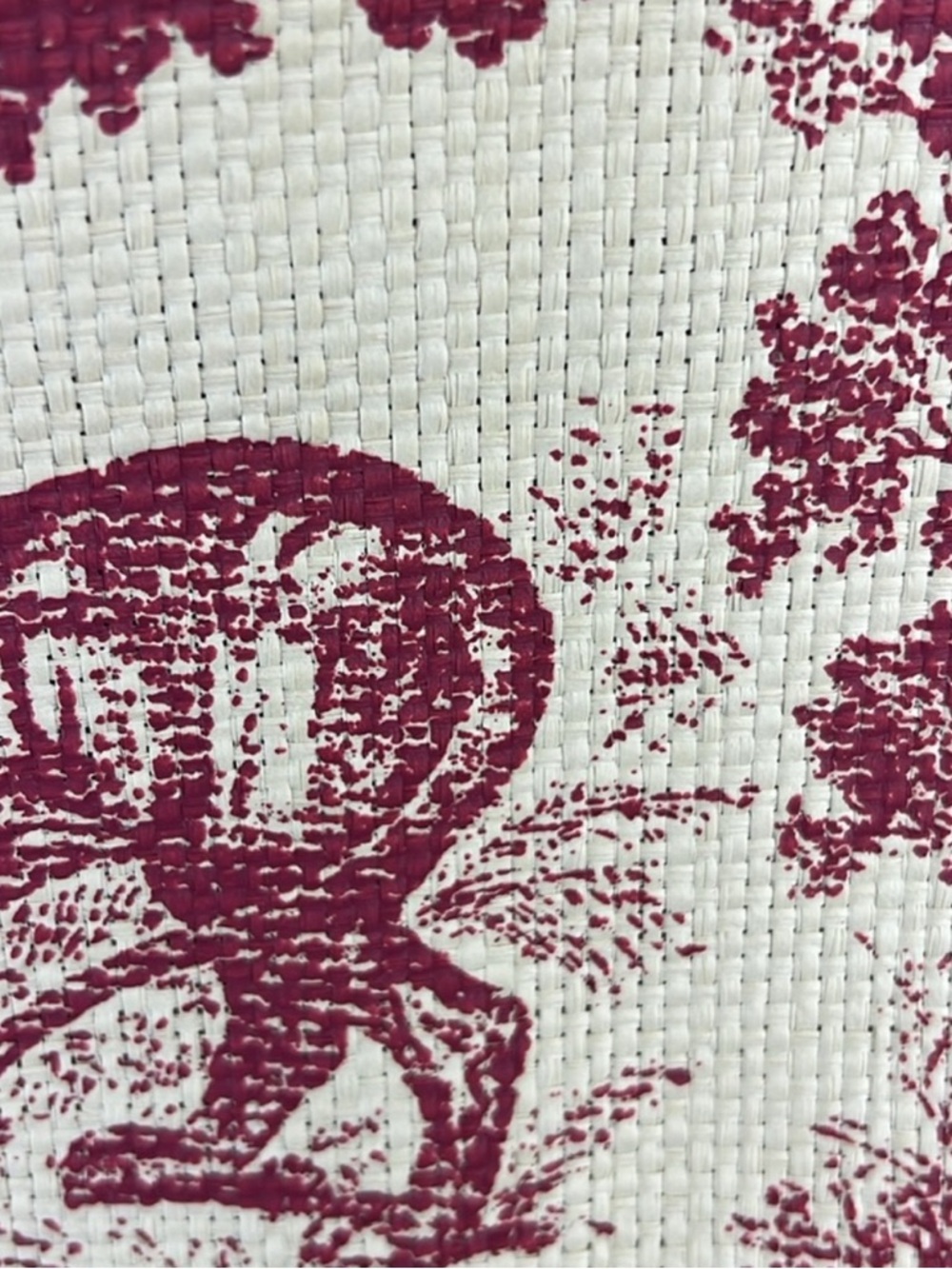 Dior Toile de Jouy Red and Cream Christian Dior Tote - Picture 3 of 5